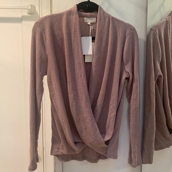 Mauve Purple Melloday Wrap Sweater (S) - Picture 1 of 2
